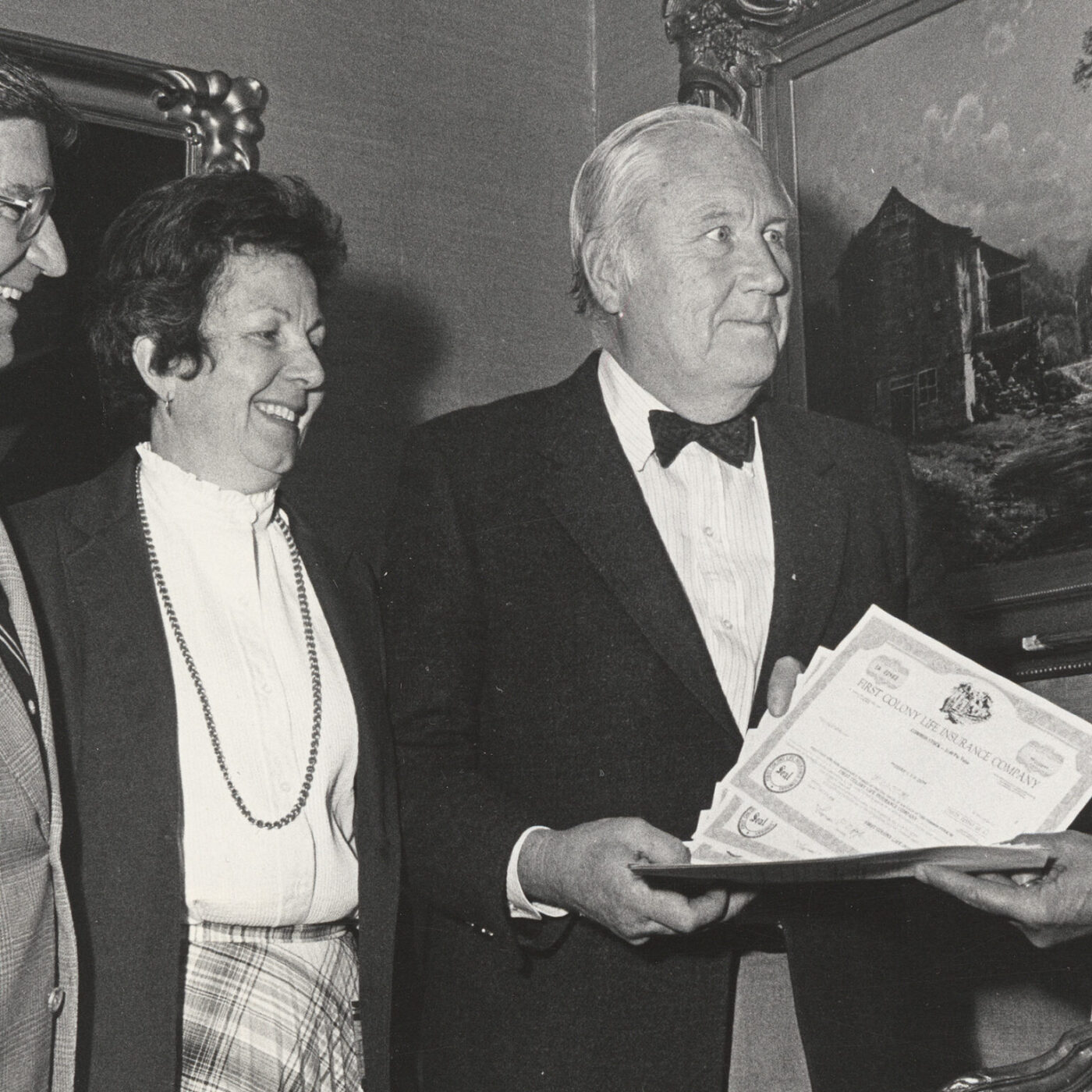 1982 1st Corporate Endowment, Regional Vice President Of Chevron With Patti Harrington